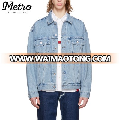 manufacture oem mens fading denim jackets