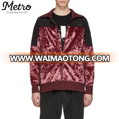 new arrival polyester velvet custom autumn jackets