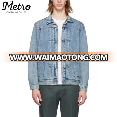 custom acid dyed denim men jackets wholesale